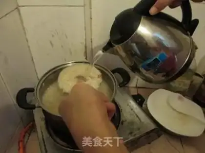 Make Favorite shrimp congee step 7
