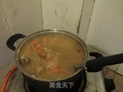 Make Favorite shrimp congee step 8