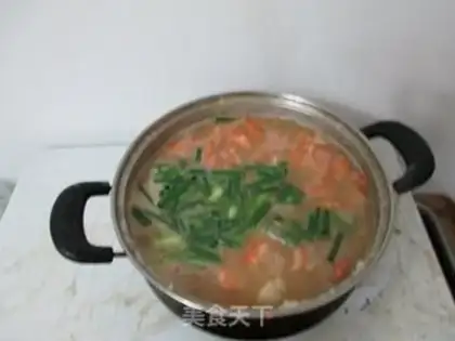 Make Favorite shrimp congee step 9