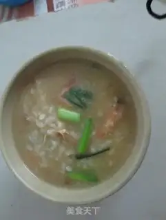 Make Favorite shrimp congee step 10