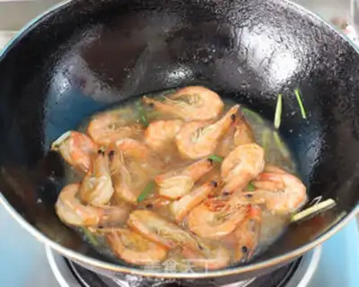 Make Tea and dry shrimp step 11