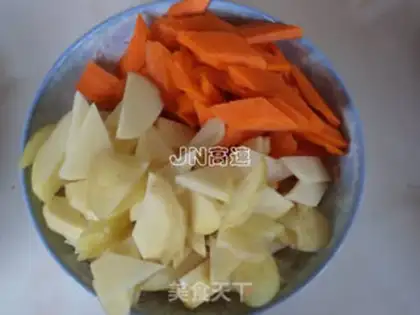 Make Carrot potatoes step 1