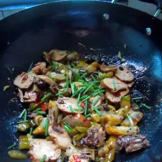 Make Noodles and chickens step 6