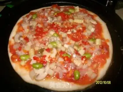 Make Pancake pizza step 20
