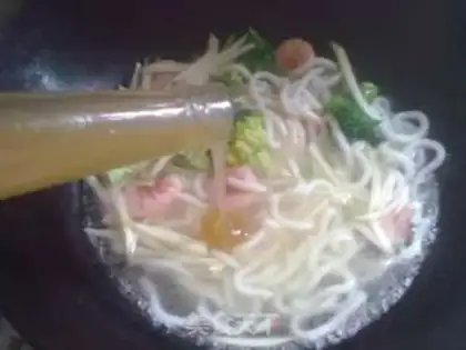 Make Plumbing, shrimp, ointment step 7
