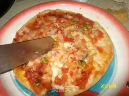 Make Pancake pizza step 22