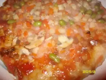 Make Pancake pizza step 23