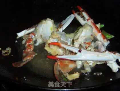 Make Pumpkin crab stew step 8