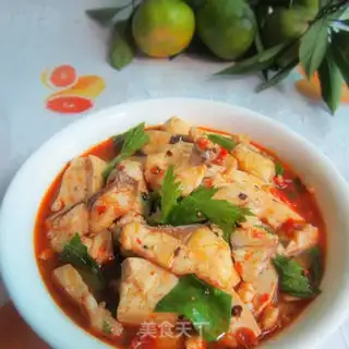 Make Spicy fish tofu step 7