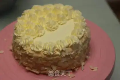 Make A flower birthday cake step 9