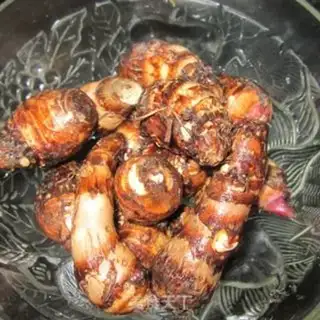 Make Soybeans steamed taro step 0