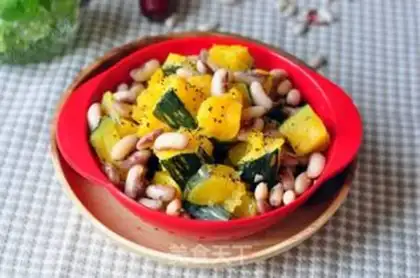 Make Pumpkin bean salad step 10
