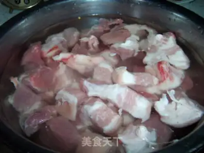 Make Red roasted meat and scabs step 0