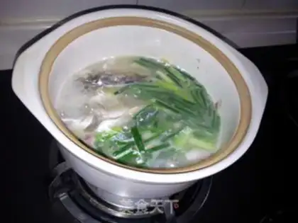 Make The casserole boils sea fish juice step 5