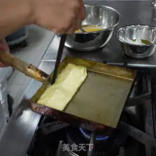 Make Japanese thick egg fever step 4