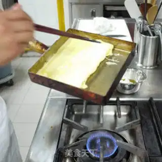 Make Japanese thick egg fever step 9