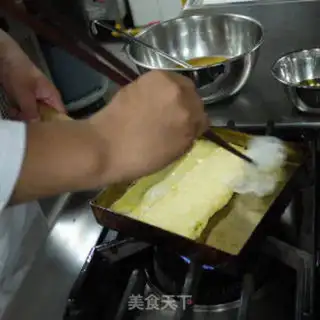 Make Japanese thick egg fever step 11
