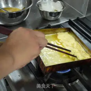 Make Japanese thick egg fever step 14