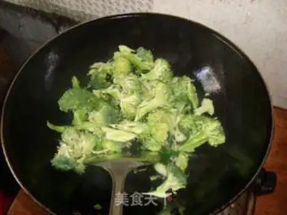 Make Clear the broccoli step 5