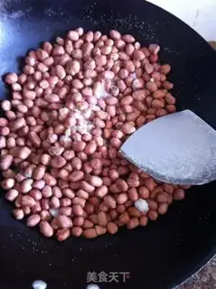 Make Salty peanut rice step 2
