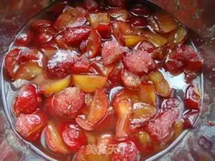 Make No water plum jam step 2