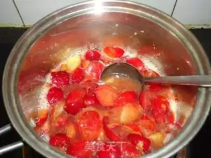 Make No water plum jam step 3
