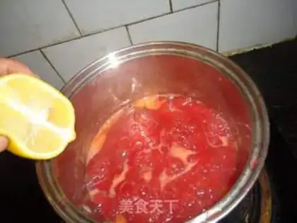 Make No water plum jam step 4