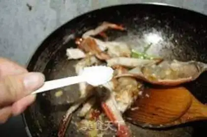 Make Crab onions step 8