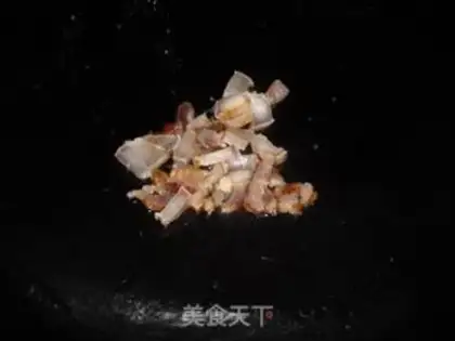 Make Weed-snake mushroom eggplant fried rice step 3