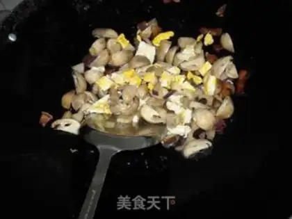 Make Weed-snake mushroom eggplant fried rice step 8