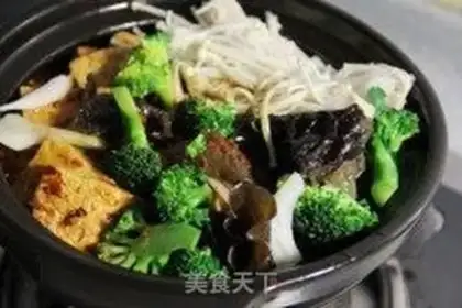 Make Spicy tofu step 7