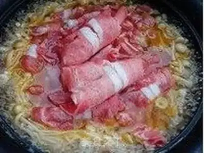Make Fat cow, golden mushroom step 4