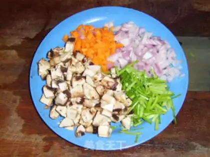 Make Bacon mushroom pasta step 2