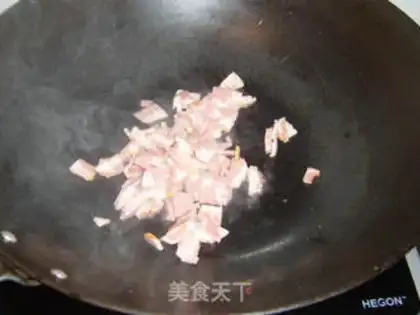 Make Bacon mushroom pasta step 3