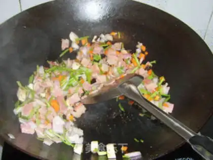 Make Bacon mushroom pasta step 5