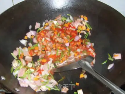 Make Bacon mushroom pasta step 6
