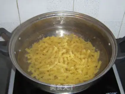 Make Bacon mushroom pasta step 9
