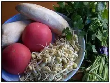 Make Shrimp hand noodles step 7