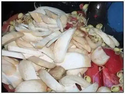 Make Shrimp hand noodles step 11