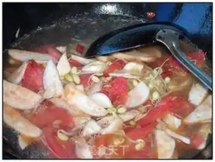 Make Shrimp hand noodles step 12