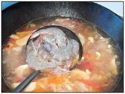 Make Shrimp hand noodles step 14
