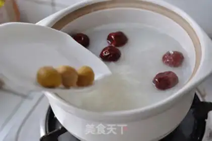 Make Chestnut mountain porridge step 4