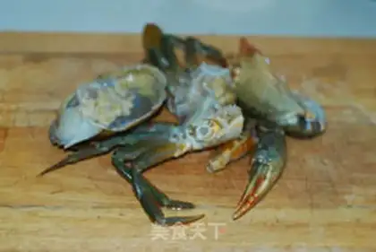Make Salted egg ointment crabs step 0