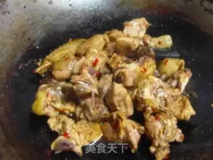 Make Red-fooked chicken step 1