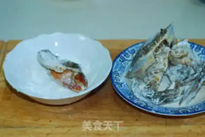 Make Salted egg ointment crabs step 2