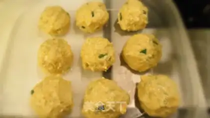 Make Pumpkin tofuballs step 5