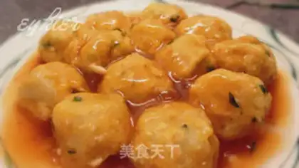 Make Pumpkin tofuballs step 9