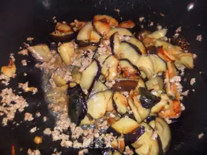 Make Fish pasta and eggplant step 3