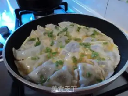 Make Egg dumplings step 5