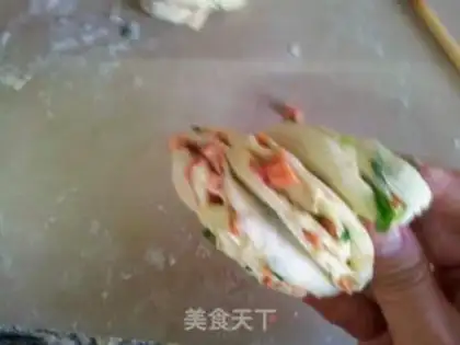 Make Onion ham rolls step 11